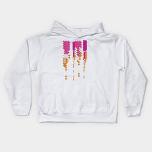 Falling Squares Kids Hoodie